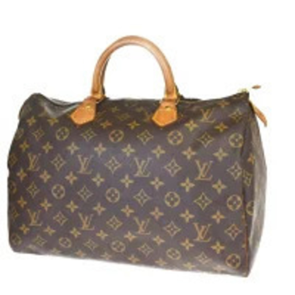 Louis Vuitton Speedy Handbag Boston Monogram Leather